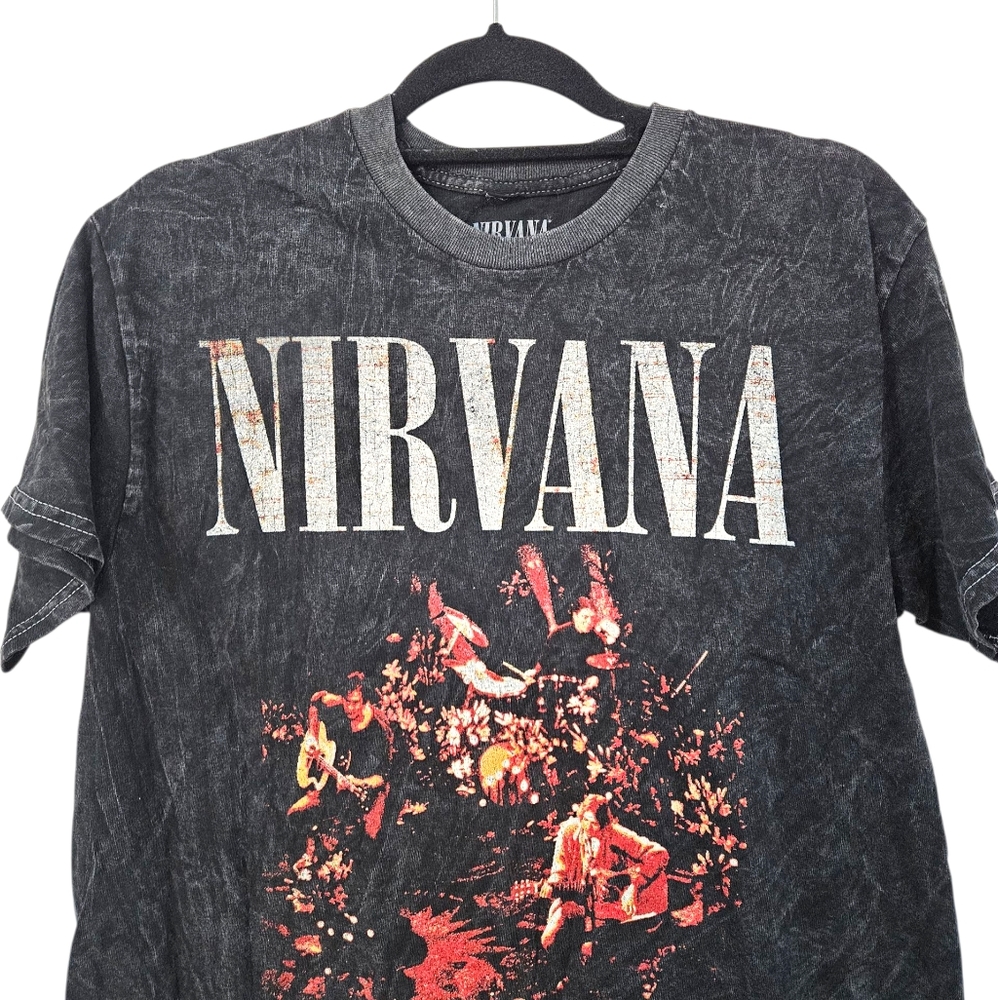 NWOT Nirvana New York Unplugged Short Sleeve Unisex Tee Size M - Picture 2 of 5